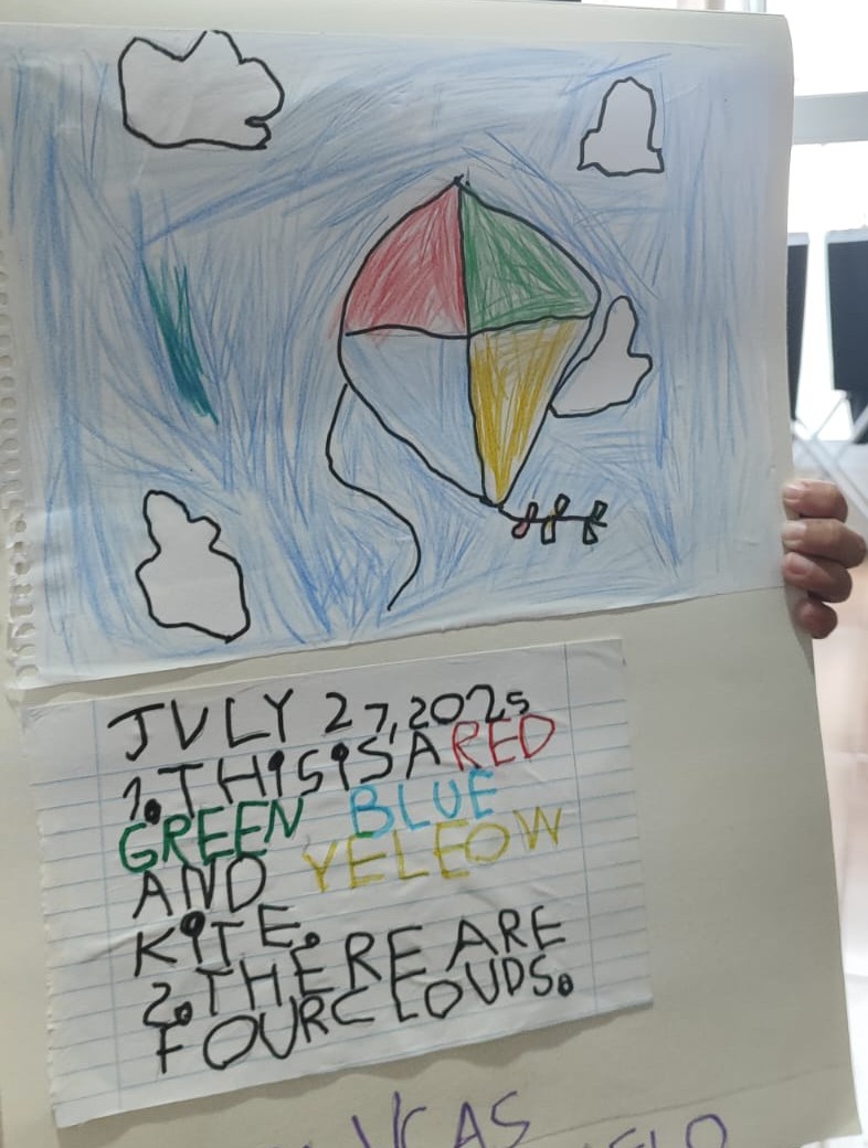 Student studying on laptop